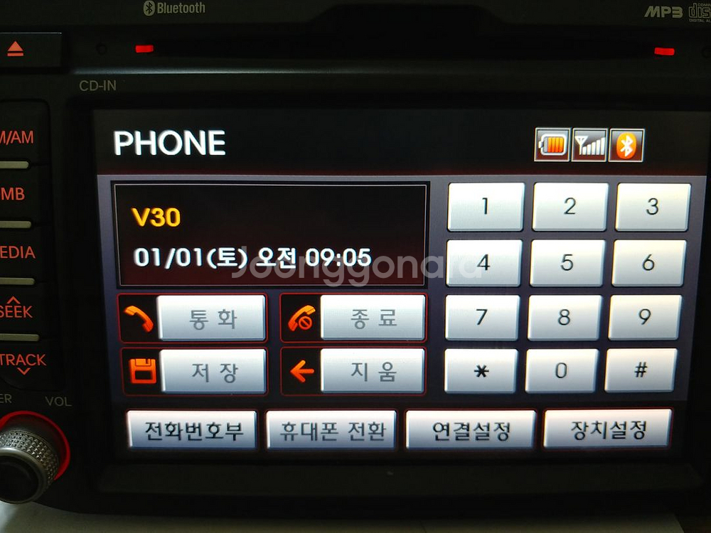 올뉴모닝 AVN 자출데크 팝니다.--5