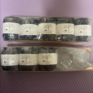 에코안다리아실 블랙 판매 (라피아, 뜨개실)