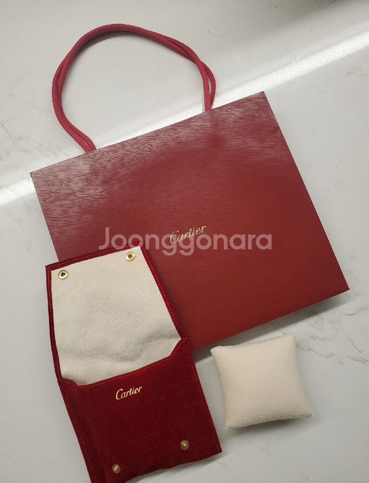까르띠에 시계 파우치+쇼핑백 새상품--0