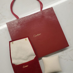 까르띠에 시계 파우치+쇼핑백 새상품