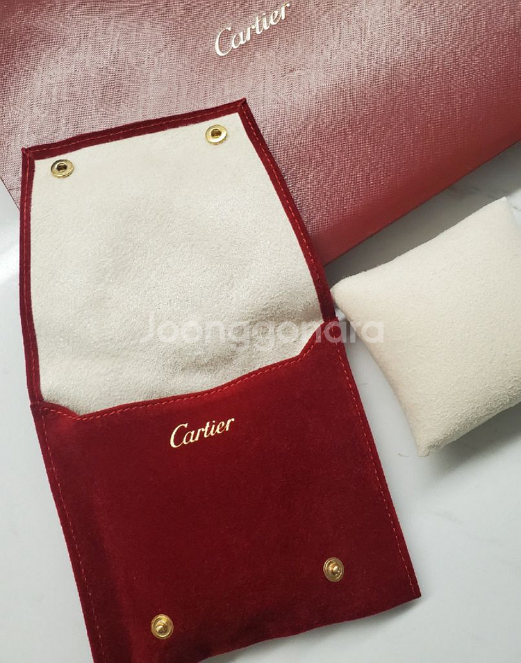 까르띠에 시계 파우치+쇼핑백 새상품--2