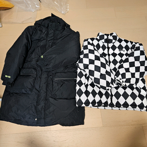 히로 몬스터 160 다이아 체커패딩 블랙 일괄