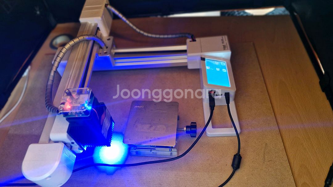 아이딜 10w 레이저 각인기 STE 1 + 커버--0