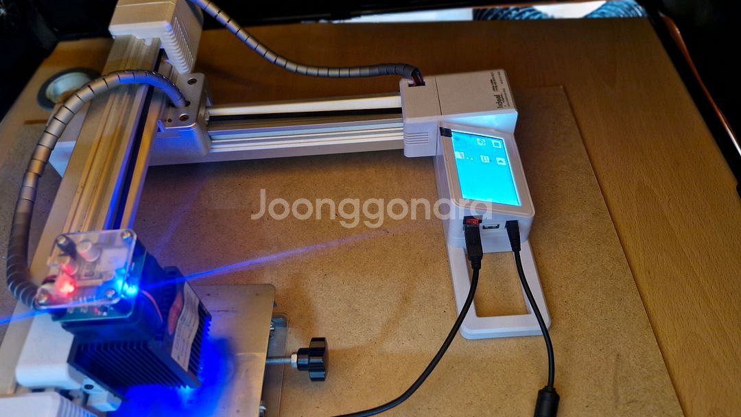아이딜 10w 레이저 각인기 STE 1 + 커버--3