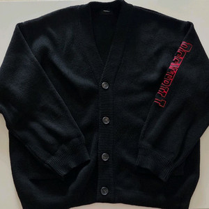 빈트릴 오버핏 레터링 가디건 L