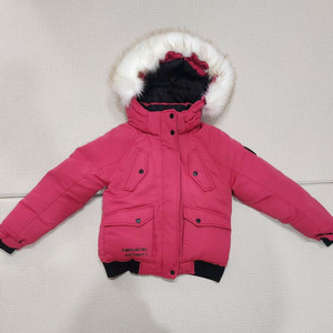 더데이걸 키즈 핑크 패딩 150(실제130 140정도)