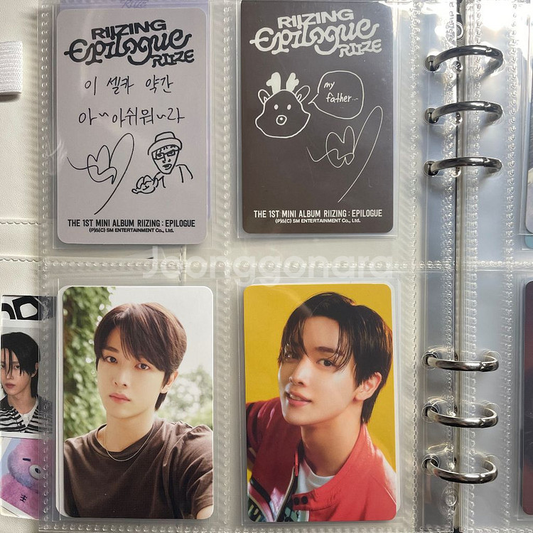 성찬 포토카드 + 바인더 일괄*--3