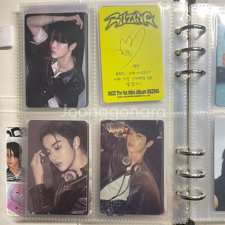 성찬 포토카드 + 바인더 일괄*--5