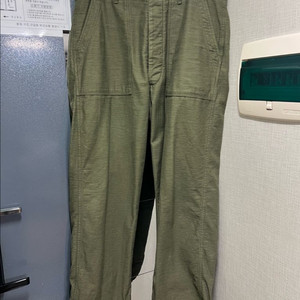 [4] 오어슬로우 빈티지핏 퍼티그 팬츠 다크 올리브 색