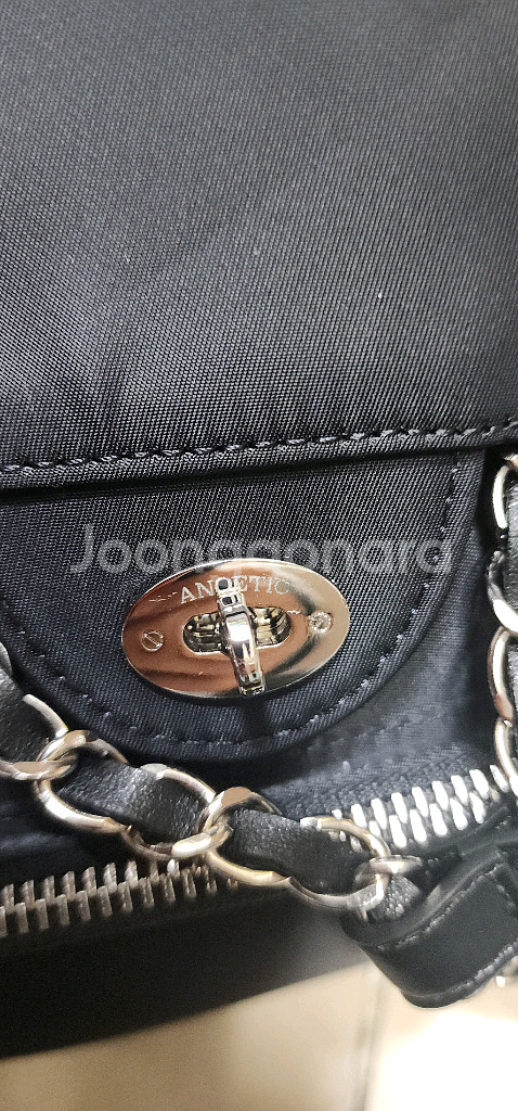 아노에틱 나일론 체인백팩/ 실버백팩--8