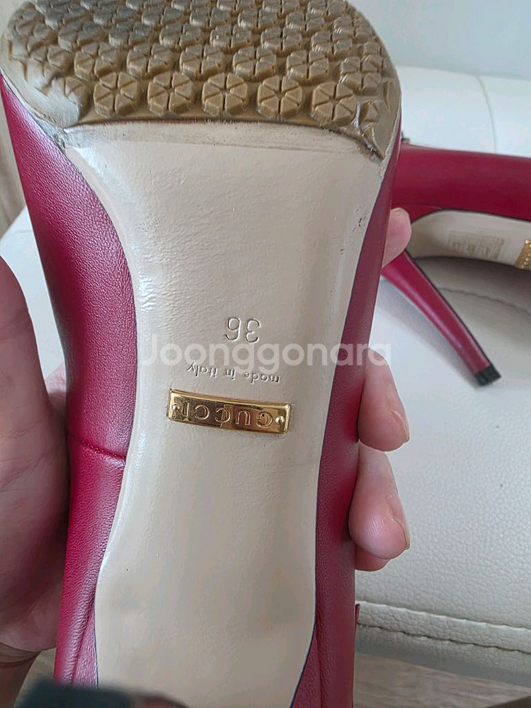 구찌 하이힐 (정품(2회착용--8