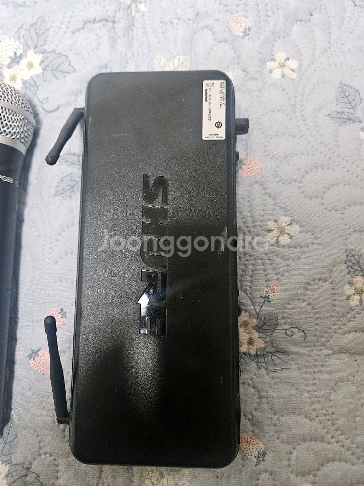 슈어슈어 PG58 무선마이크 듀얼 세트--3