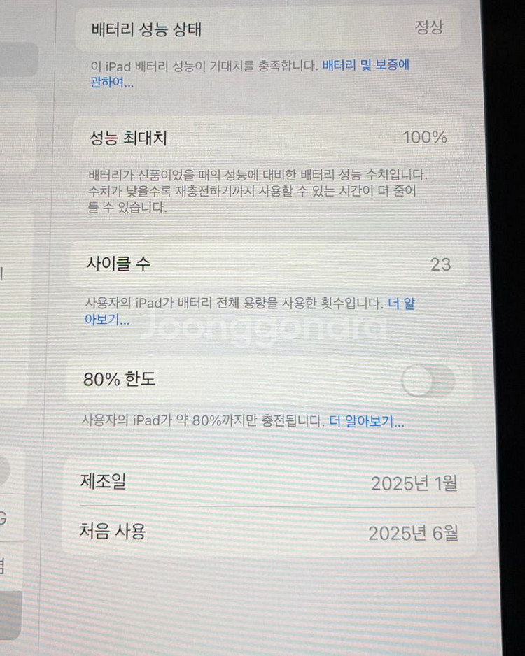 아이패드 미니 7 256 WiFi 블루 애케플--2