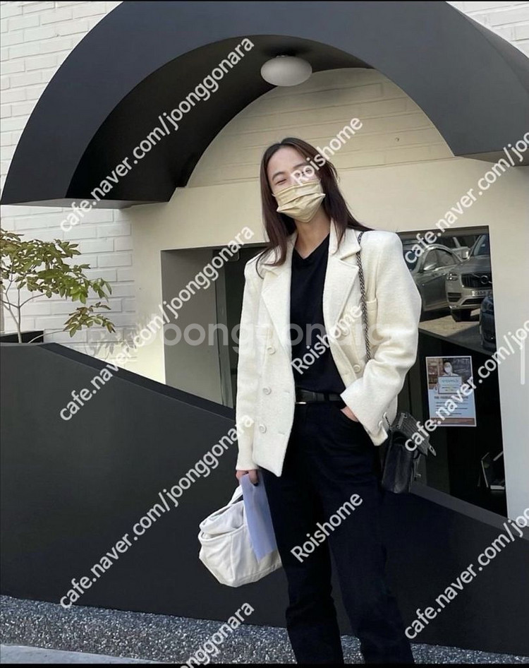 블로썸컴퍼니 부클 트위드자켓--1