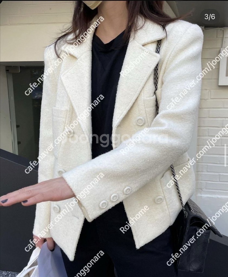 블로썸컴퍼니 부클 트위드자켓--2