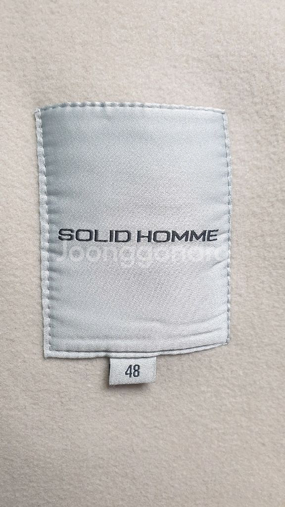 솔리드옴므 핸드메이드 코트 48사이즈--3