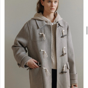 유라고 울 더플코트 떡볶이 하프코트