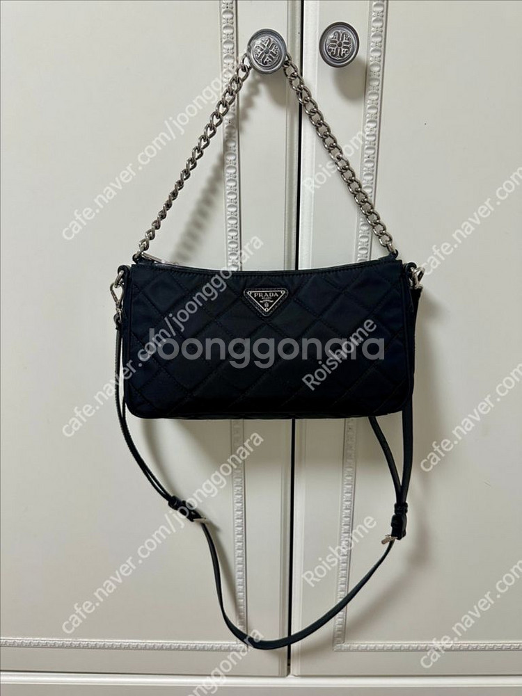 프라다 체인 토트백 크로스백--0