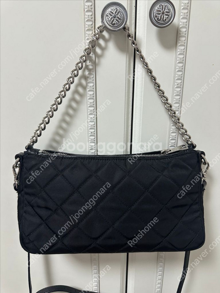 프라다 체인 토트백 크로스백--5