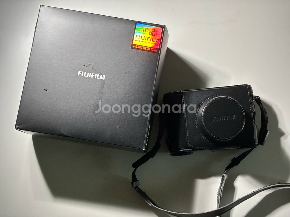 후지필름 x100f 실버 풀박스 정품케이스--0