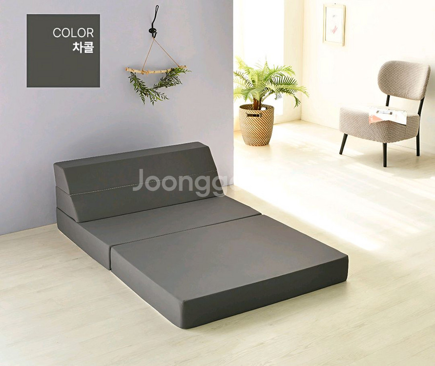 [최저가]4단 접이식 쇼파+매트리스 쇼파베드 방수 침대--0