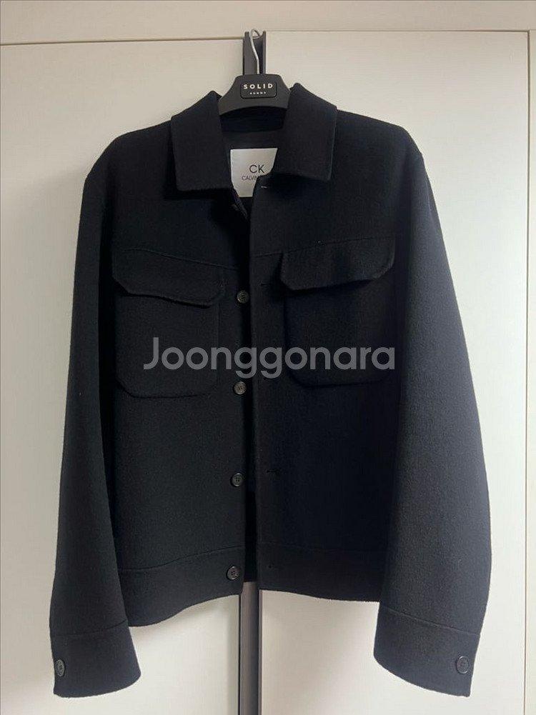 CK 캘빈클라인 핸드메이드 울 캐시미어 아우터--0