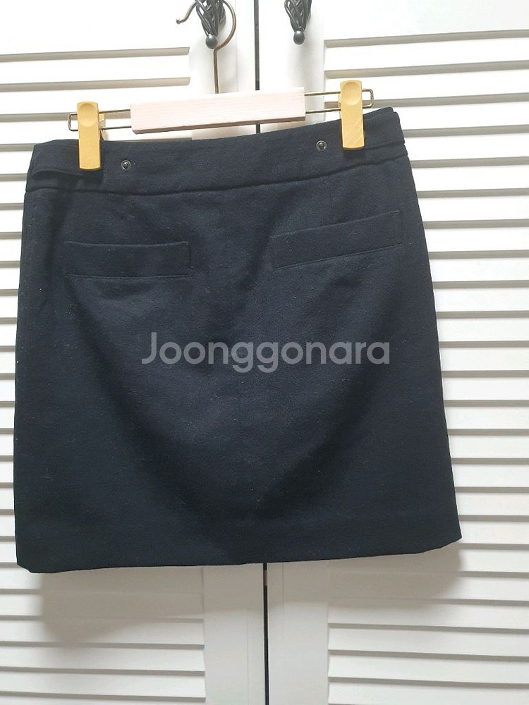 시스템 모직 스커트 55--2