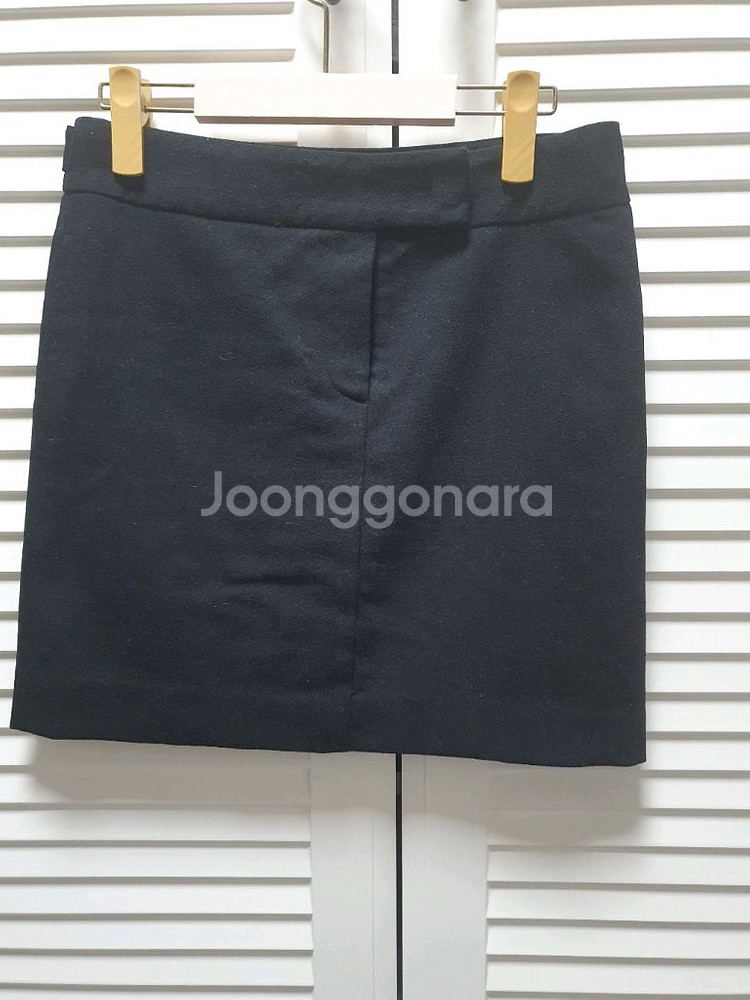 시스템 모직 스커트 55--1