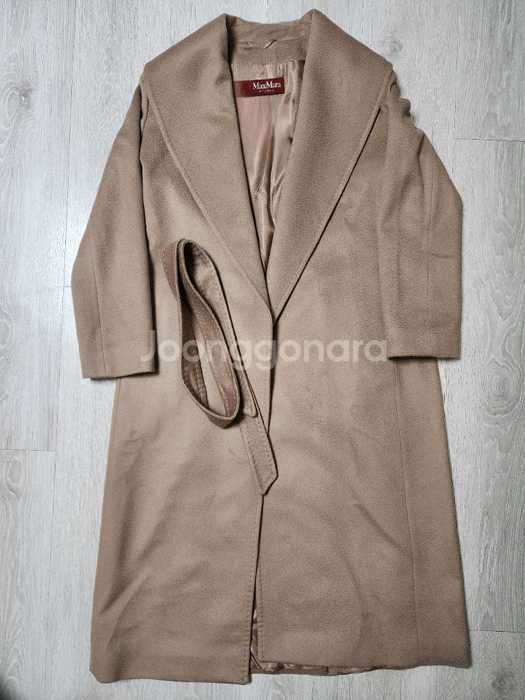 막스마라 롱 코트 버진울 IT44--1