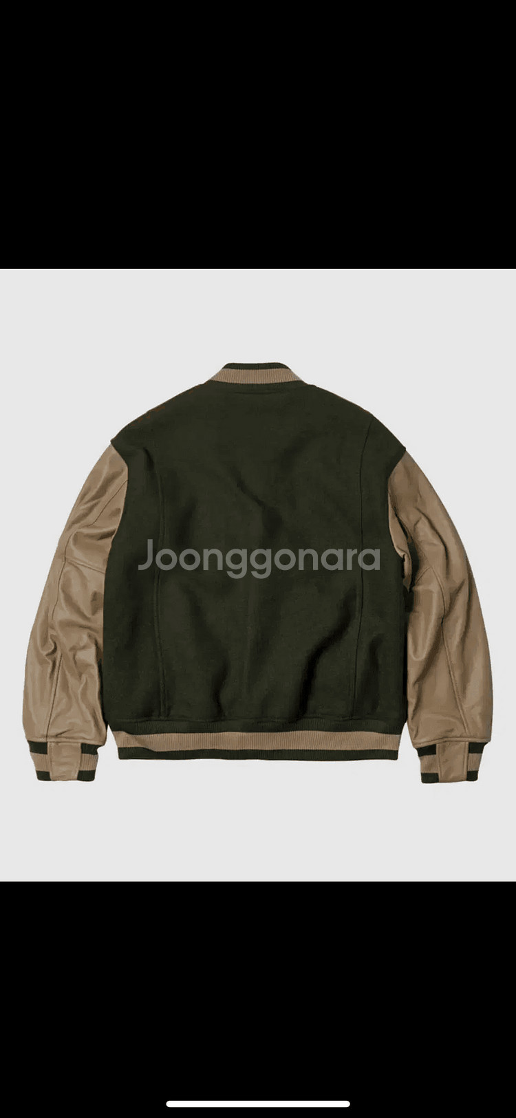 프리즘웍스 바시티 자켓 XL / 소가죽 / 택없는새제품--5