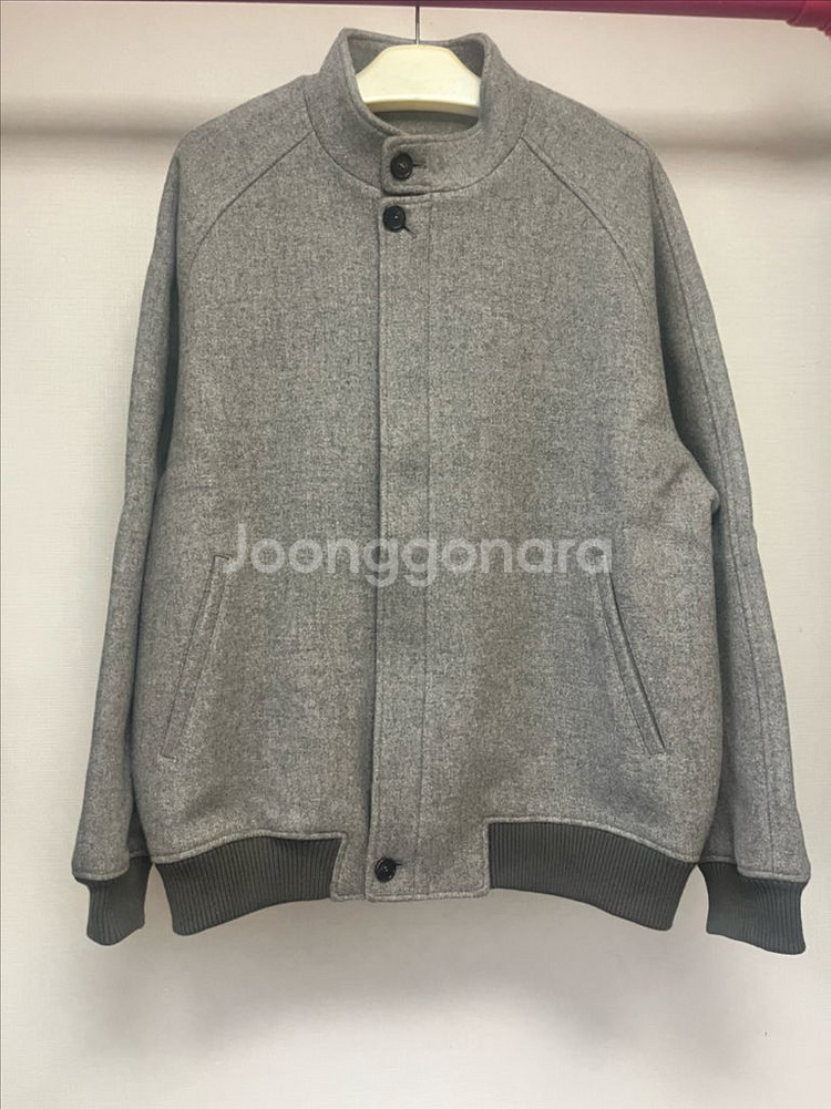 블랭크룸 래글런 블루종 울자켓--0