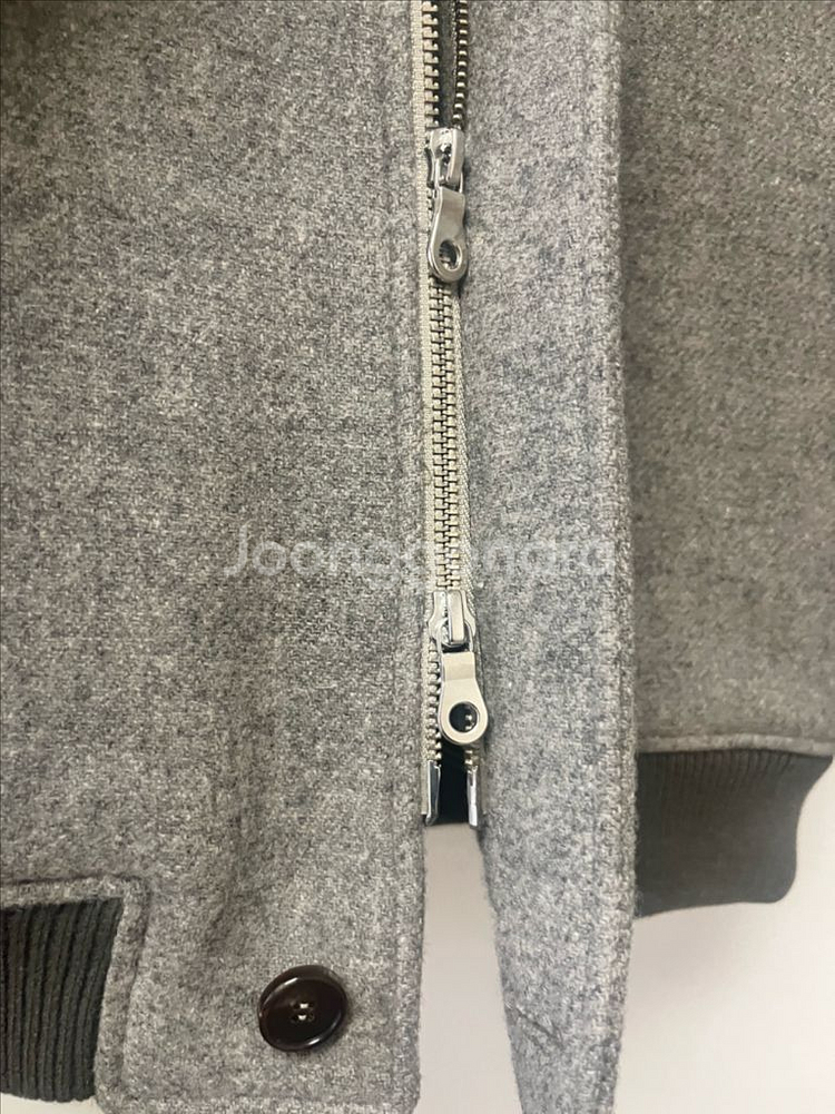 블랭크룸 래글런 블루종 울자켓--4