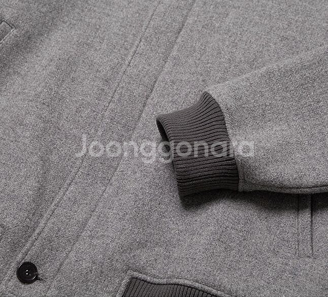 블랭크룸 래글런 블루종 울자켓--7