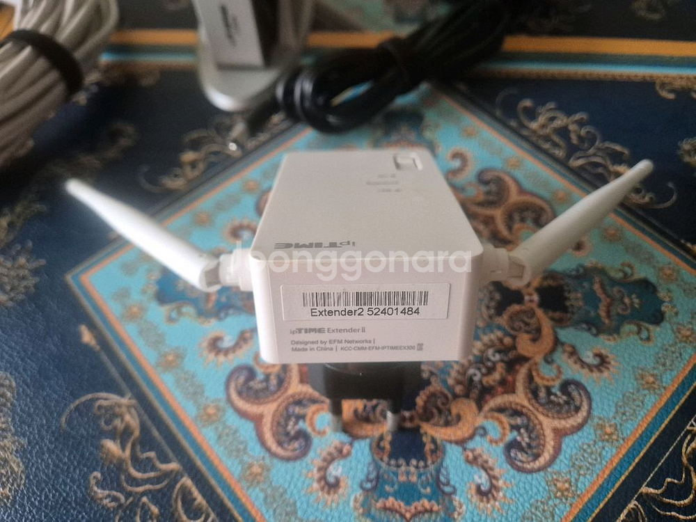 iptime 공유기 +증폭기 +10m랜선 팝니다--1