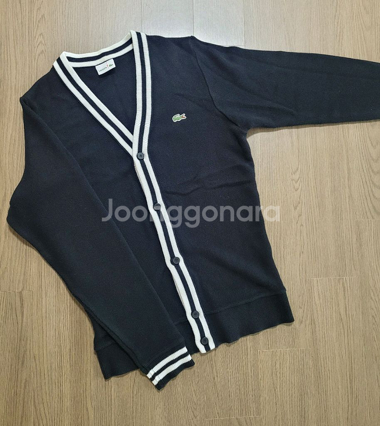 라코스테 남성 가디건 100--0