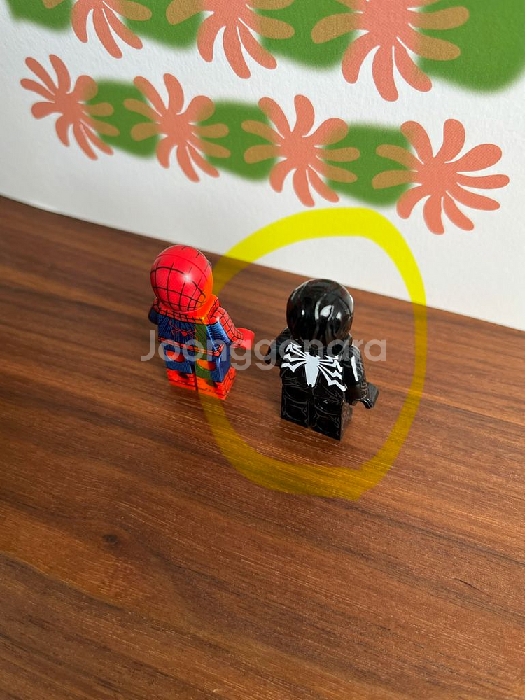 진커스텀 스파이더맨 베놈 커스텀 레고 미니 피규어--5