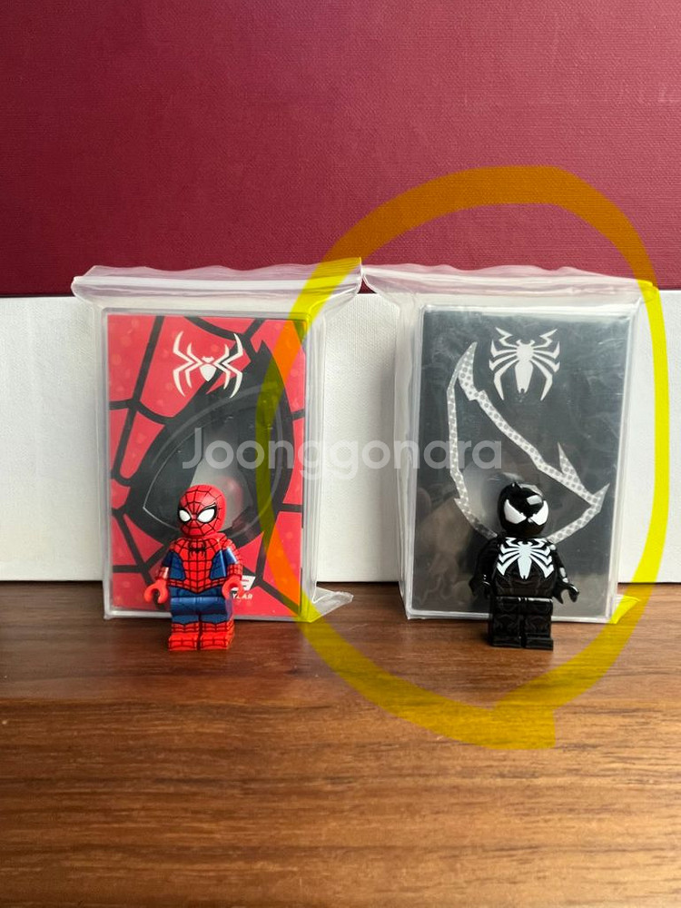 진커스텀 스파이더맨 베놈 커스텀 레고 미니 피규어--3