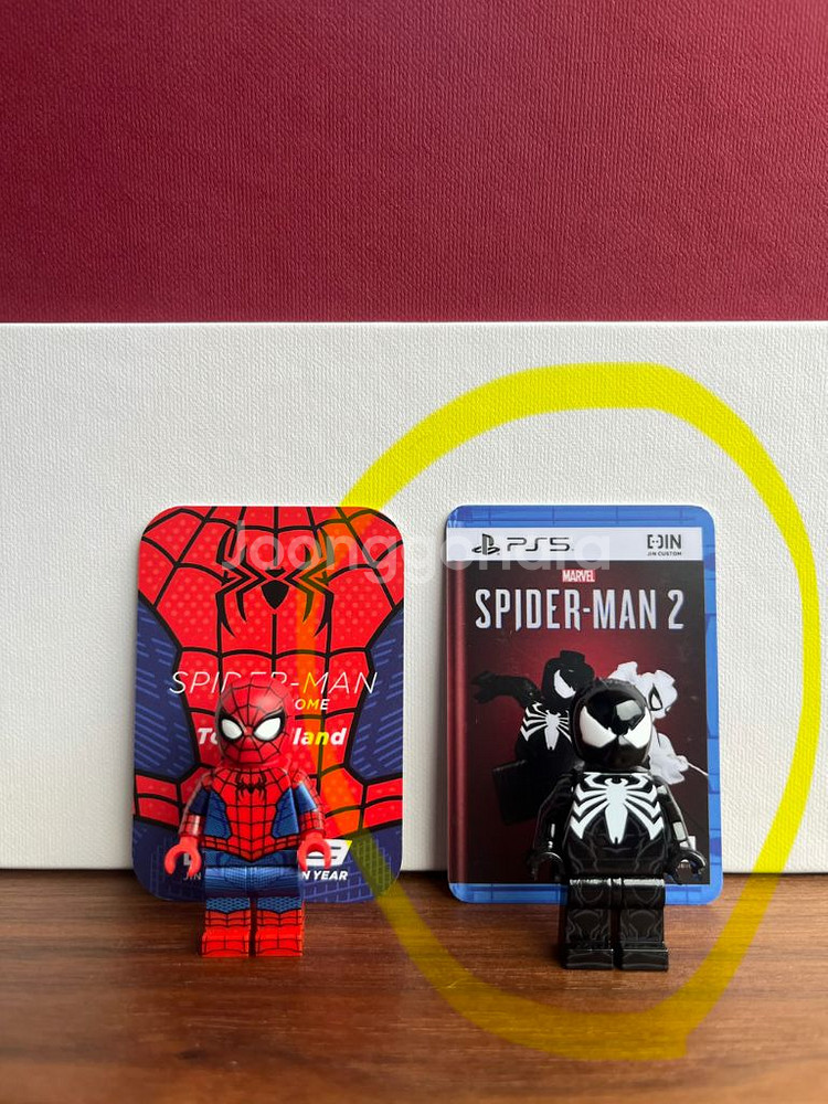 진커스텀 스파이더맨 베놈 커스텀 레고 미니 피규어--4