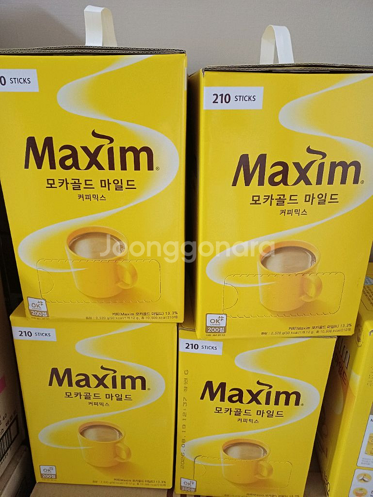 맥심모카골드 커피믹스 210개 4박스--0