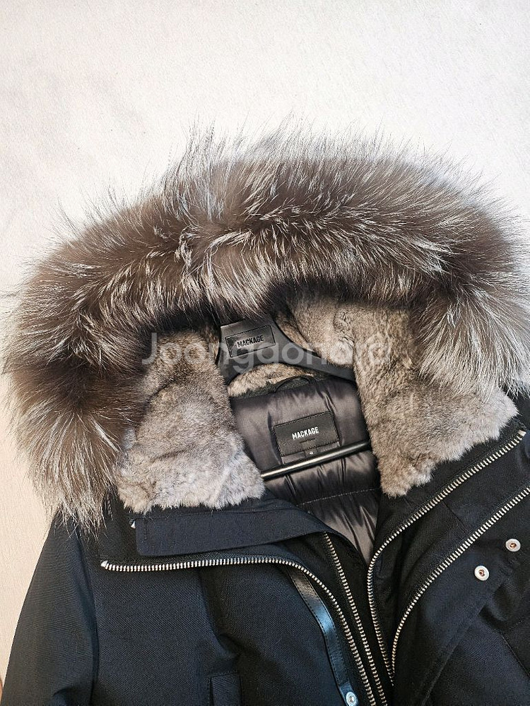 (새상품급)맥케이지 에드워드 실버퍼 패딩[40]--1