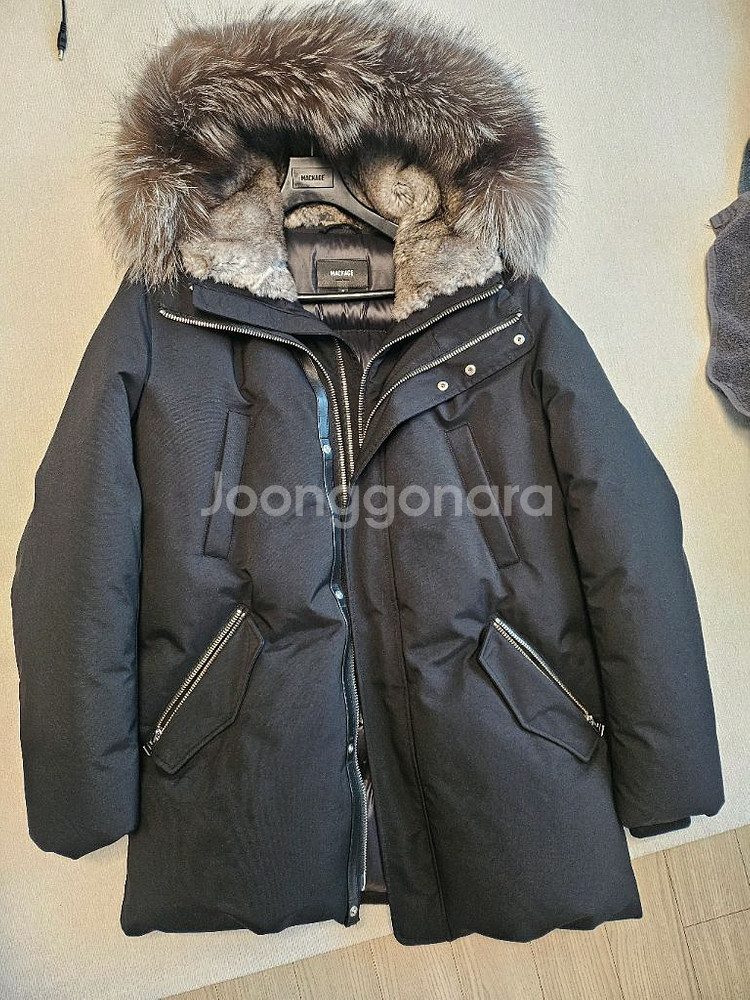 (새상품급)맥케이지 에드워드 실버퍼 패딩[40]--0