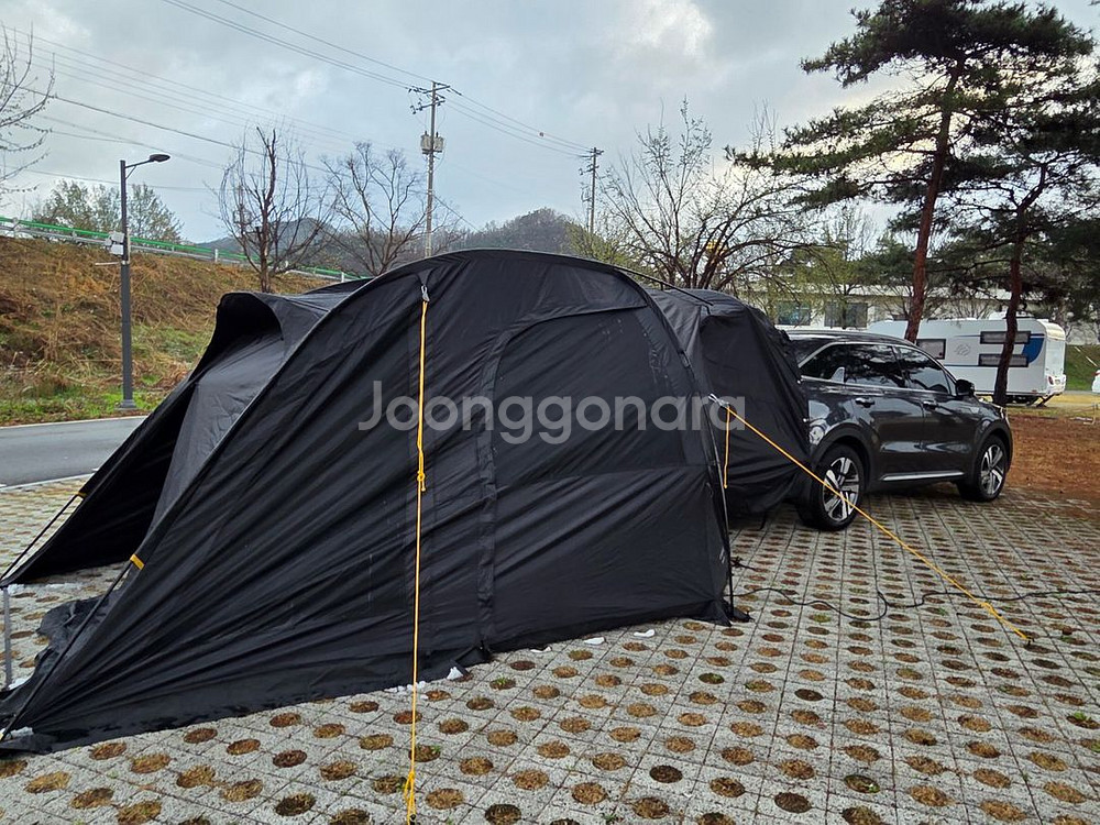캠빌 차박 꼬리 텐트 검정색 쏘렌토--2