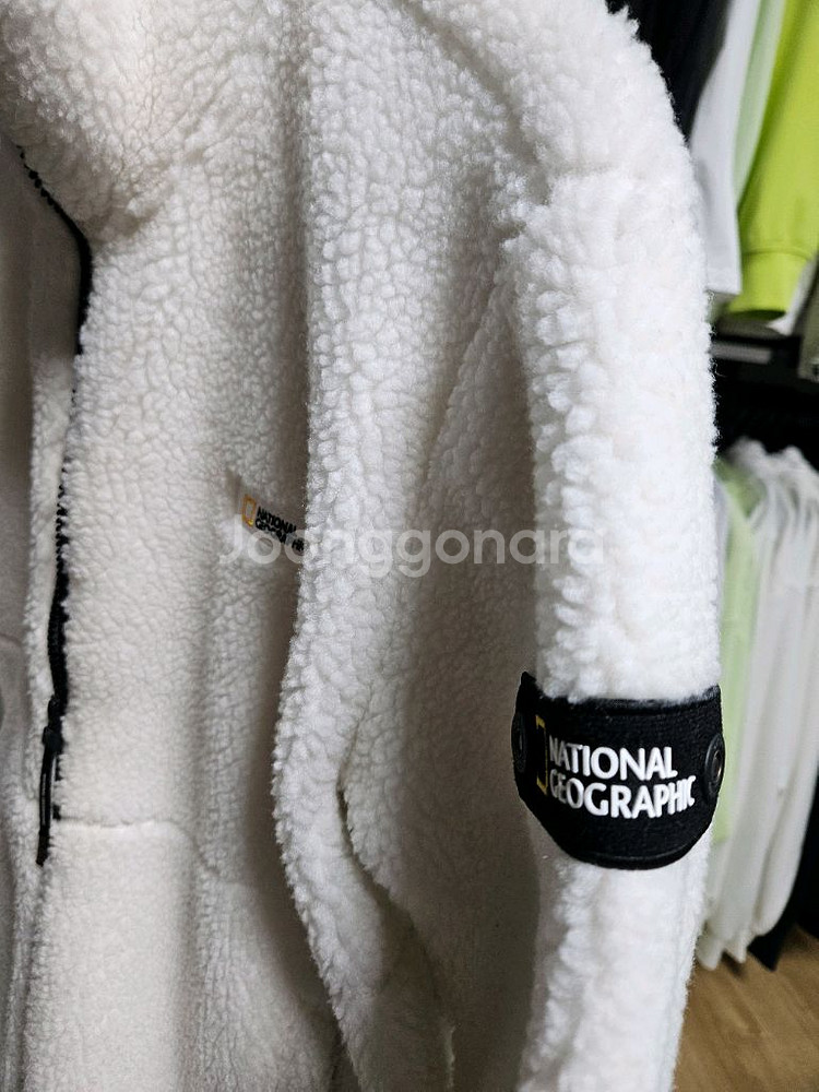 내셔널지오그래픽 패치 후리스 집업(새거) 남녀공용--1
