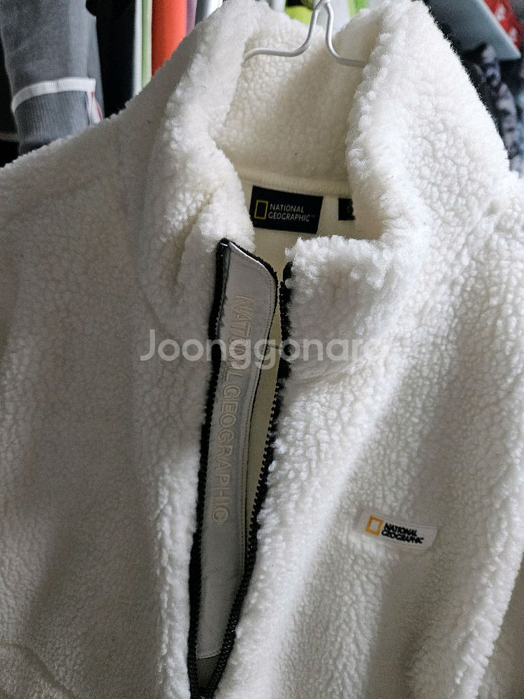 내셔널지오그래픽 패치 후리스 집업(새거) 남녀공용--2