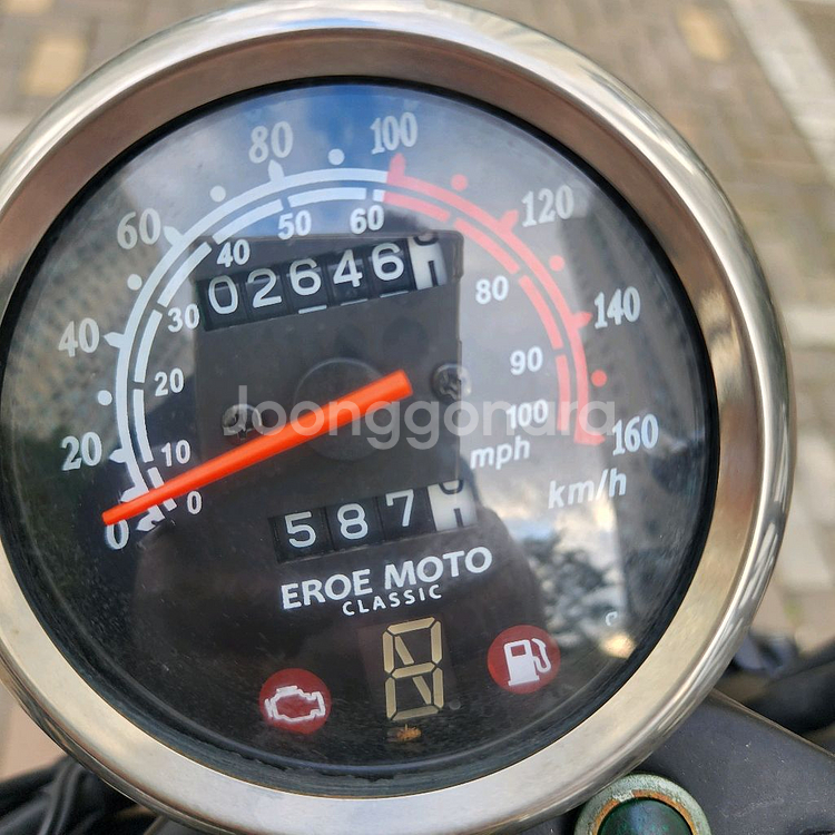 엘로이펜텀 125cc 오토바이 2,646km--5