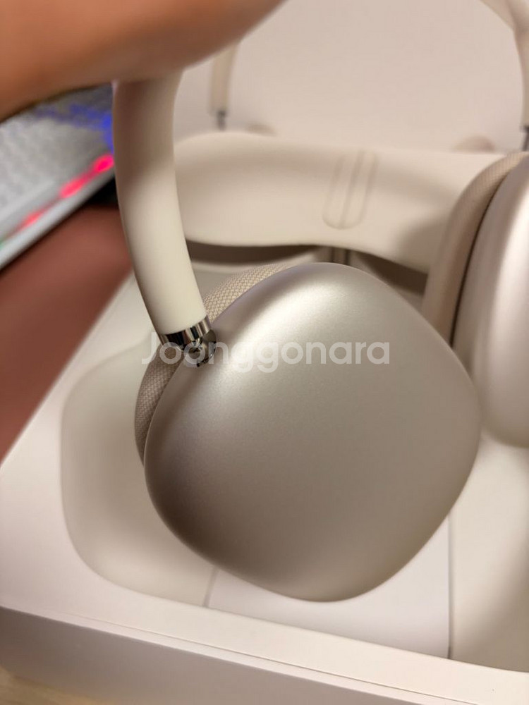 S급 에어팟 맥스 스타라이트 c타입 풀박스 애플정품--4