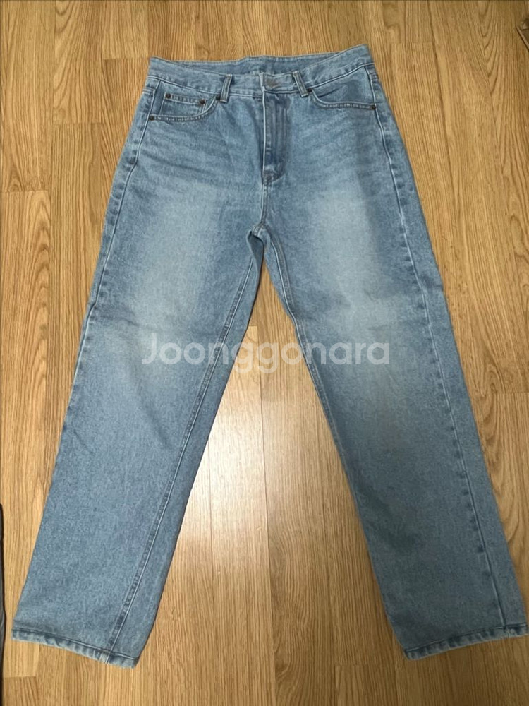 리코나인 스트레이트핏 청바지 새거 싸게 팝니다.--1