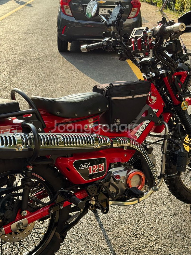혼다 헌터커브 CT125 레드 풀튜닝 팜--2