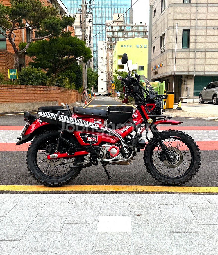 혼다 헌터커브 CT125 레드 풀튜닝 팜--0