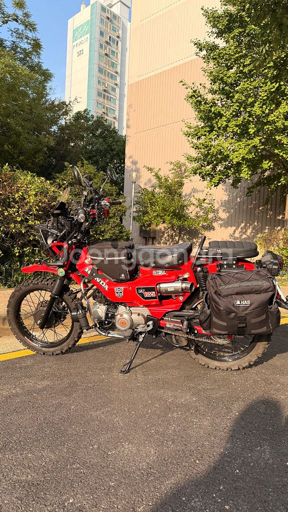 혼다 헌터커브 CT125 레드 풀튜닝 팜--4